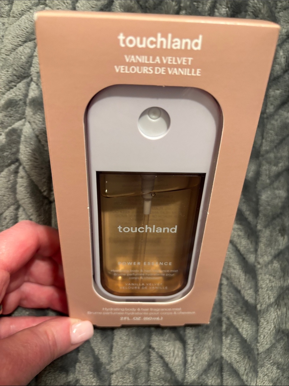 Touchland Vanilla Velvet Hand & Body Mist — Pink